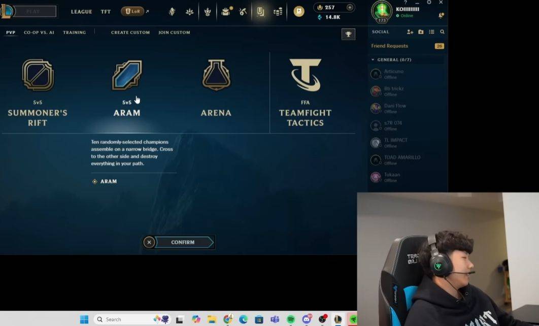 LOL冠军選(xuǎn)手(shǒu)认为大乱斗比單(dān)排更有价值(zhí)