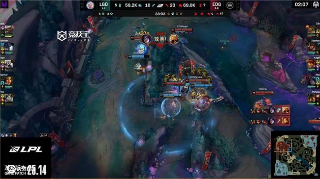 LOL-LPL：ahn卡莎(shā)天神下凡豪取(qǔ)四(sì)杀 EDG2-0輕(qīng)取(qǔ)LGD